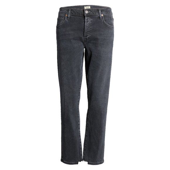 Citizens of Humanity Emerson Slim Boyfriend Jeans in Monocrome 24 - Picture 1 of 8